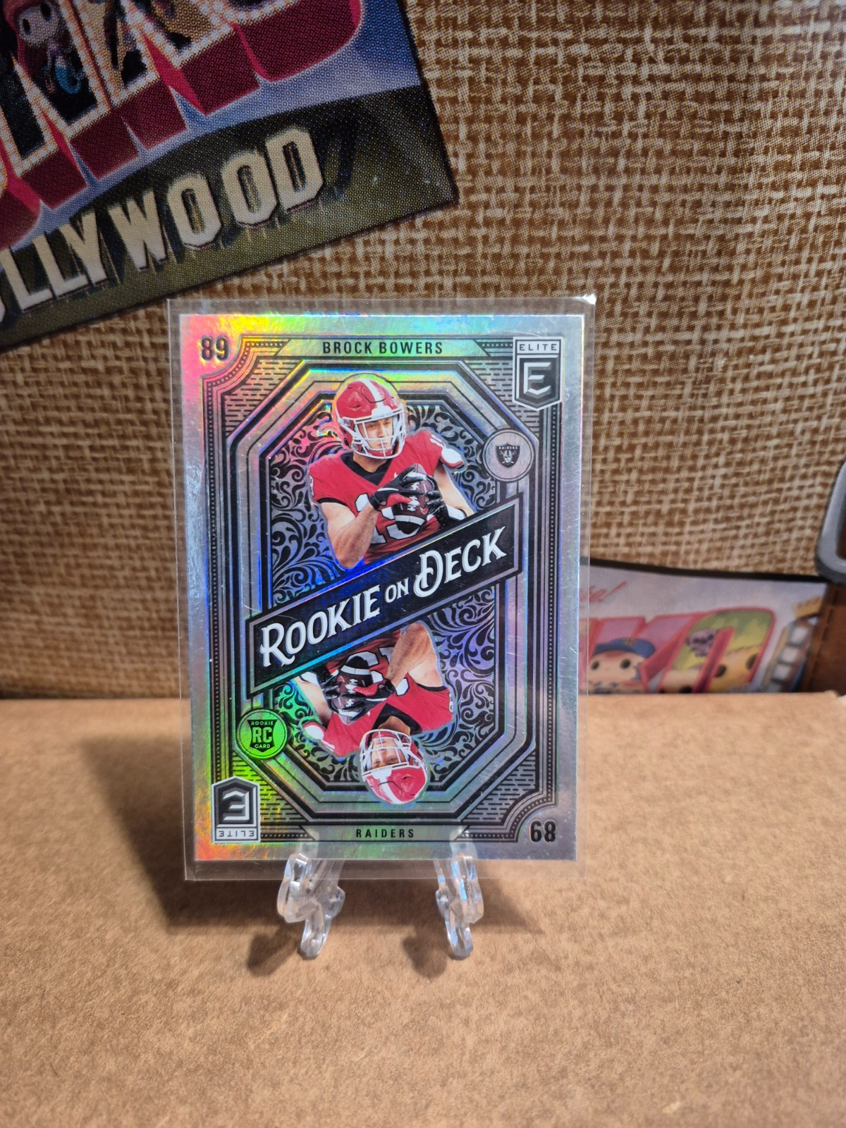 2024 Panini Donruss Elite - Rookie on Deck Brock Bowers #5 (RC)