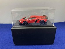 Kyosho 1/43 Lamborghini Veneno Red Pearl White Line Red Diecast Model