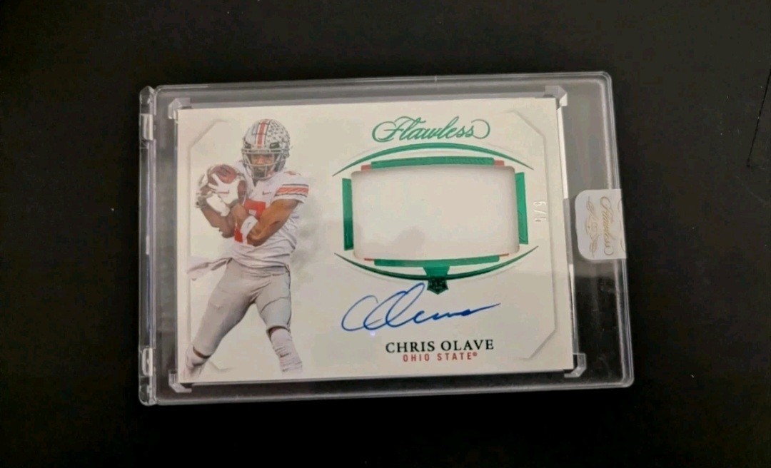 2022 Collegiate Flawless Chris Olave #5/5 Auto SSP #131