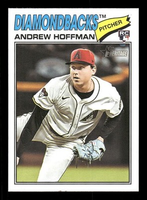 2026 Topps Heritage #211 Andrew Hoffman Rookie Arizona Diamondbacks