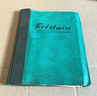 Fristein Manure Spreader Instructions/Manual German ED 25 50 ZD 40 50