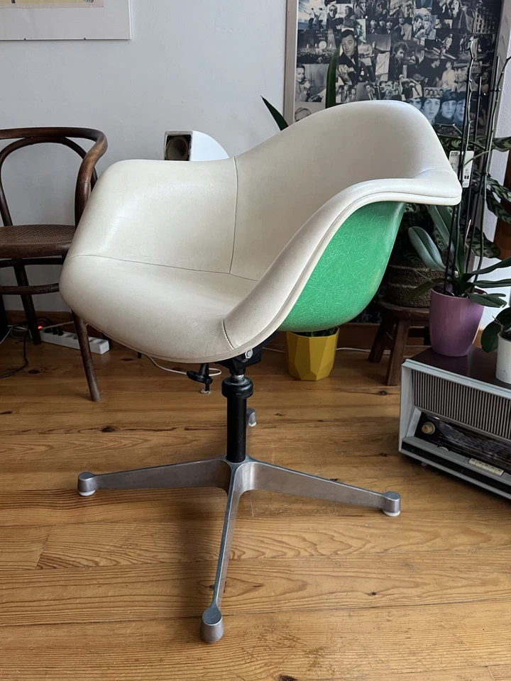 Fauteuil pivotant vintage DAT Charles et Ray Eames édition Herman Miller - Photo 3/4