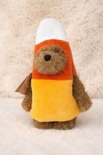 Boyds Bears Candy Corn Costume Plush Bear Fall Halloween Decor w Tag
