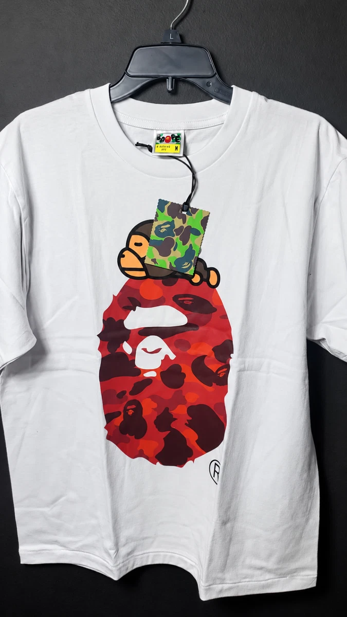A Bathing Ape Size L White Shirts for Men for sale | eBay