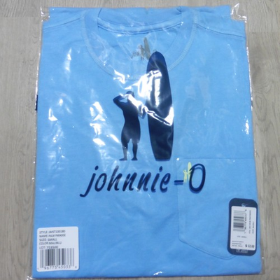 #ad #ad JOHNNIE O Mens S M L XL 2XL T SHIRT MALIBLU PALM PARADISE GOLF BLUE GOLF TEE $19.99
