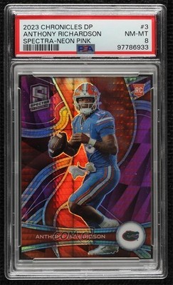 2023 Chronicles Draft Picks Spectra 43/75 Anthony Richardson #3 Rookie RC 0g6k