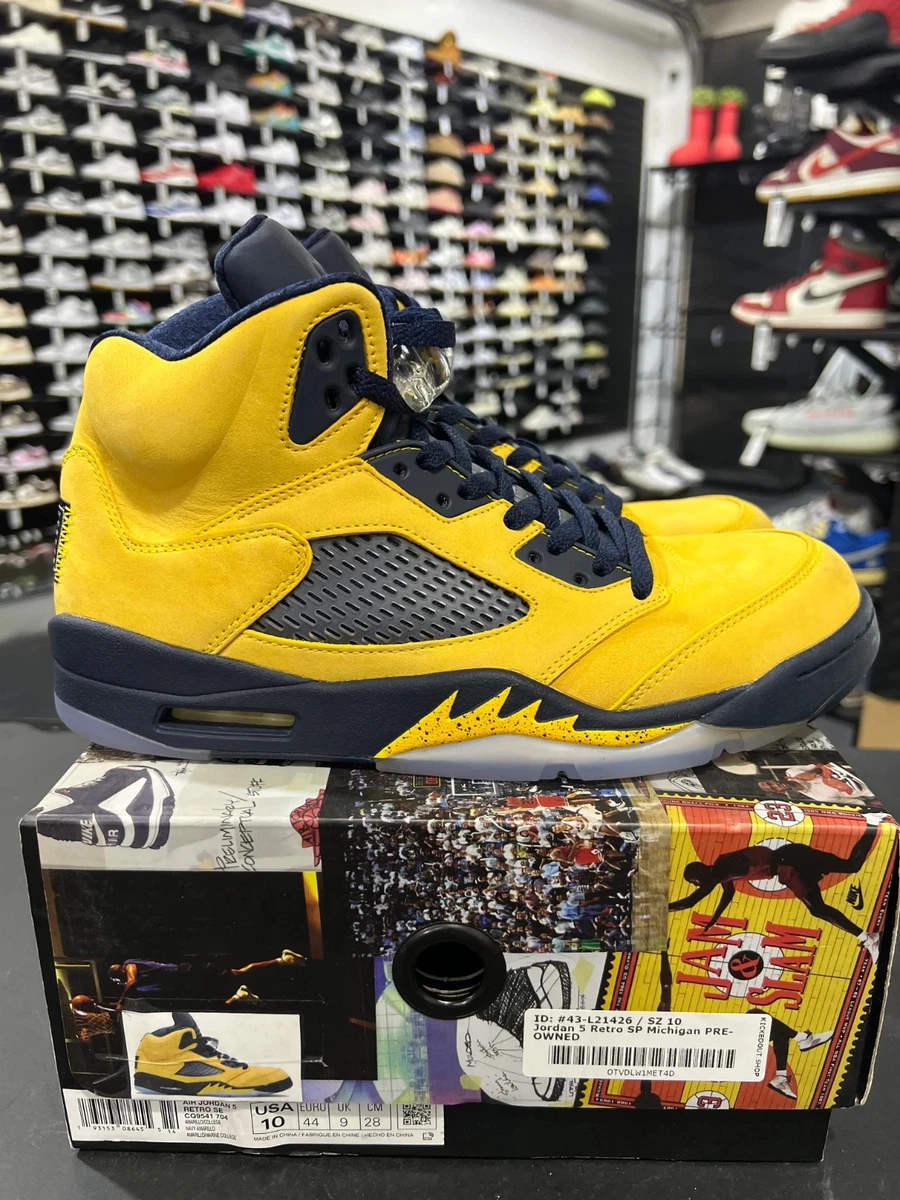 Jordan 5 Retro SP Michigan for Sale | Authenticity Guaranteed | eBay