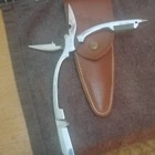 Angler's Pal Fishing Pliers Hook Remover Multi-Tool w/ Brown Leather Sheath — photo 7