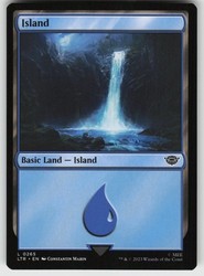 Island (0265) - Foil - The Lord of the Rings: Tales of Middle-earth
