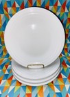 NEW 4 FIESTAWARE 9” White LUNCH PLATES FIESTA FREE SHIPPING