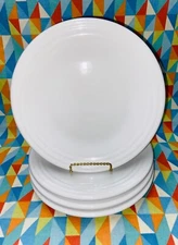 NEW 4 FIESTAWARE 9” White  LUNCH PLATES FIESTA FREE SHIPPING