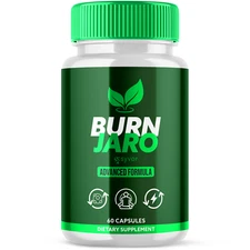 Burn Jaro All Natural Formula Energy and Detox Support Supplement 60 Capsules