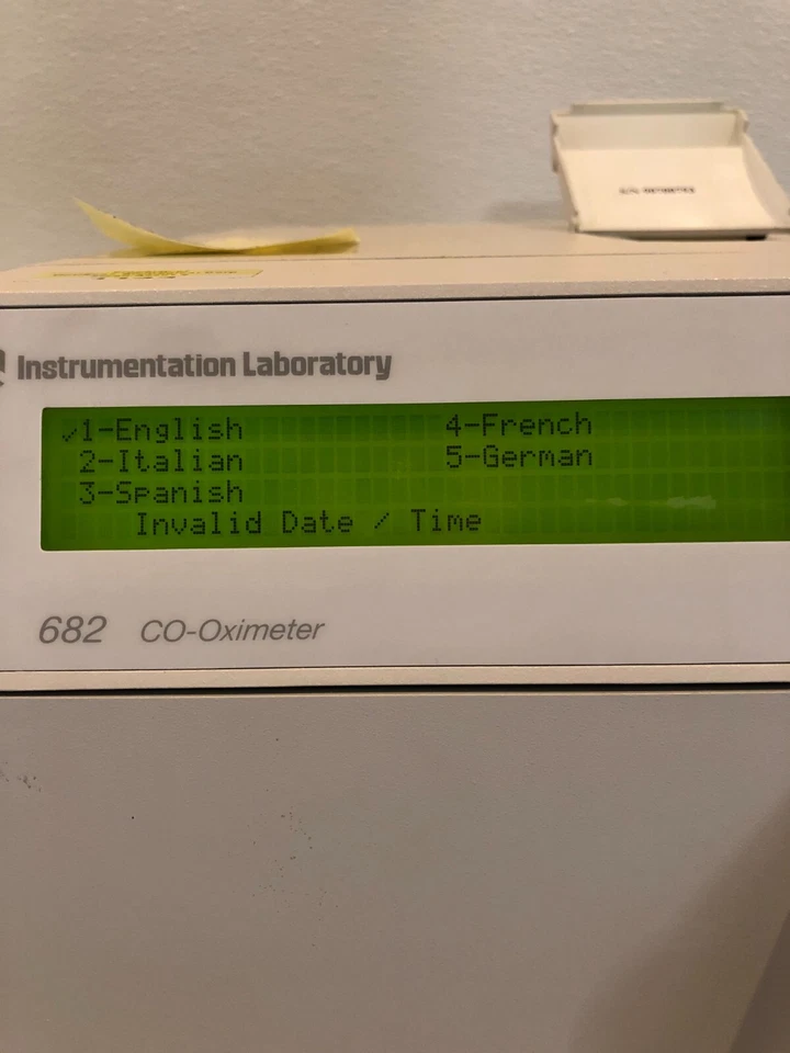 Instrumentation Laboratory 682 P/N 19966300 Analyzer with Warranty - Image 3 of 4