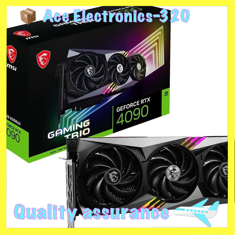 MSI GeForce RTX 4090 GAMING X TRIO 24GB GDDR6X Graphics Card MSI GeForce RTX 4090 GAMING X TRIO 24GB GDDR6X Graphics Card