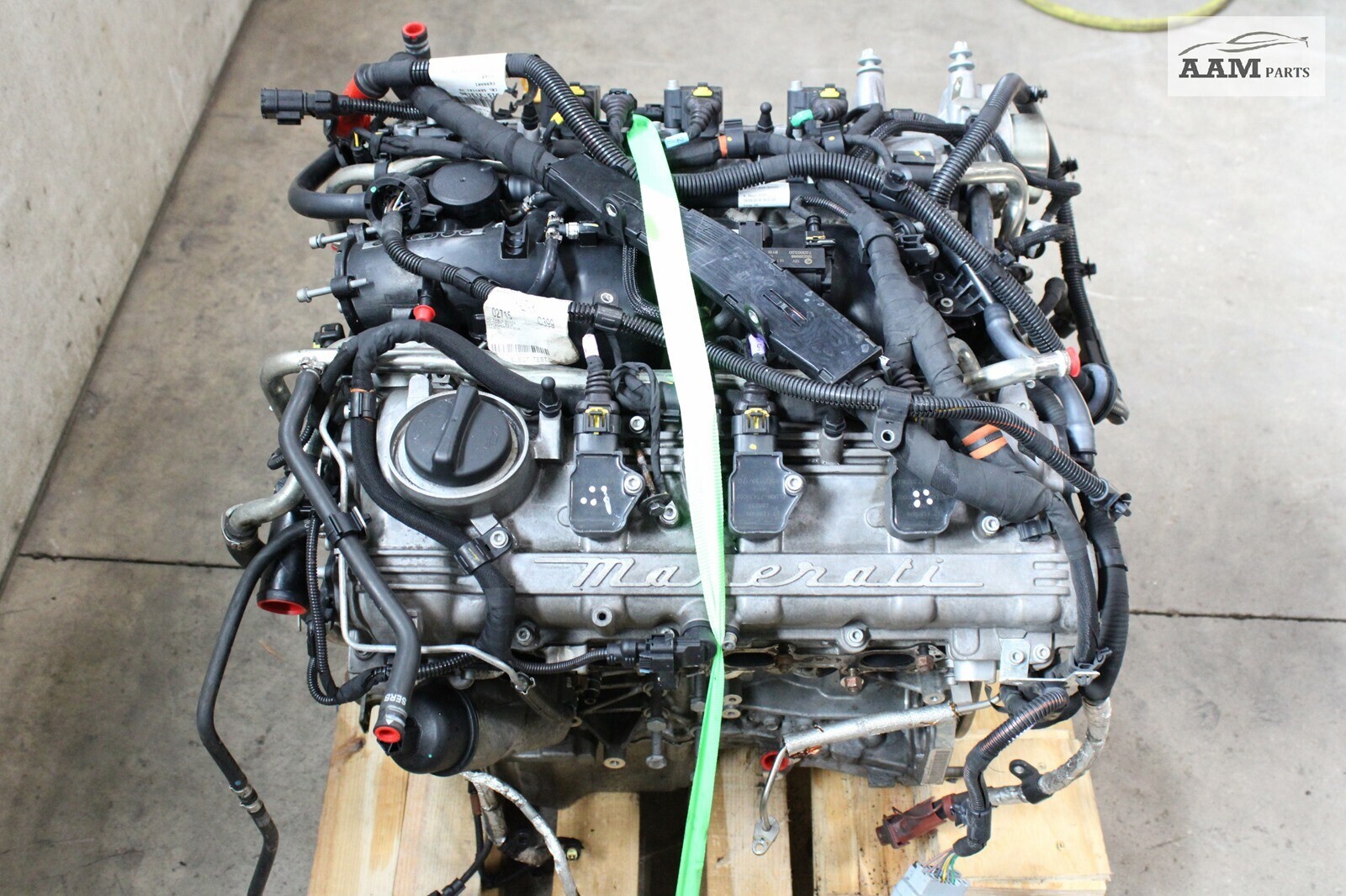 2014-2017 MASERATI GHIBLI M157 3.0L V6 RWD 24V TWIN-TURBO ENGINE MOTOR 108K OEM