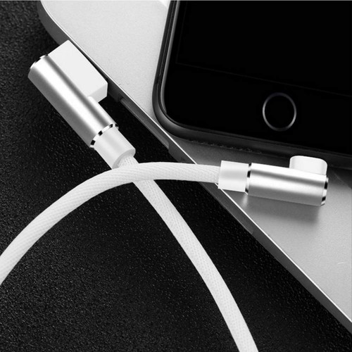 Boost 6FT Charging Cables, 2 Pack 2M Right Angle Nylon Braided Fast Charger - Picture 6 of 8