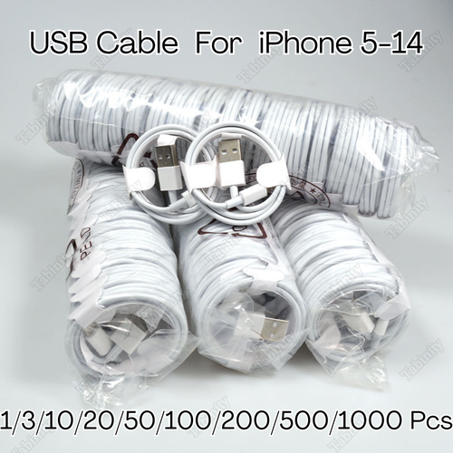 Wholesale USB Charger Cable Cord For Apple iPhone 6 7 8 X XR 11 12 13 14 Pro Max - Picture 1 of 10