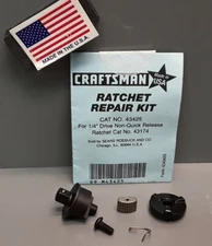 Craftsman 43425 1/4 Ratchet Repair Kit for Non-Quick Release 43174 * USA *