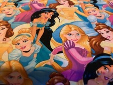 Disney Princesses Cotton Fabric 9 x44