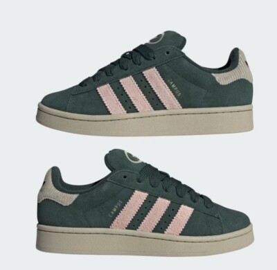 ★adidas★ Campus 00s W Mid Green Pink IG2121 Adidas originals Women's CAMPUS 00s Sneakers Mineral Green