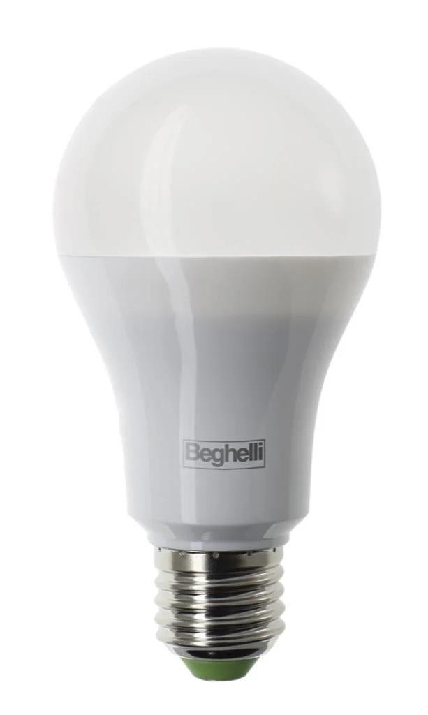 LAMPADINA SAVING LED BEGHELLI GOCCIA, 12W ATTACCO E27, 1200 LM, 4000K LUCE NATUR