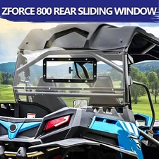 Full Rear Windshield with Sliding Window for CFMOTO ZFORCE 800 EX 2014-2022