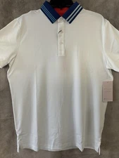 Redvanly Men's Harley Polo Sizes M-XXL Bright White |R2404|