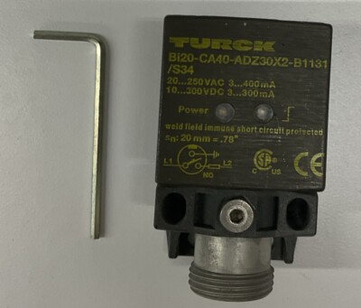 Turck Bi20-CA40-ADZ30X2-B1131/S34 Weld Immune Sensor