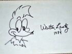 Cartoonist Walter Lantz, 'Woody Woodpecker', Hand Drawn & Signed Sketch, 1984