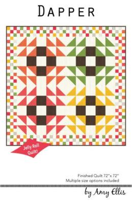 Quilt Pattern DAPPER Jelly Roll Friendly WANDERLUST Amy Ellis
