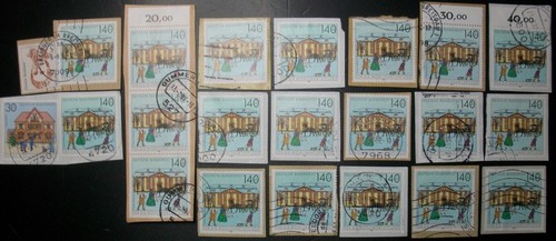 Bund Zuschlagsmarken MiNr. 1568 gest. auf Papier 20x
