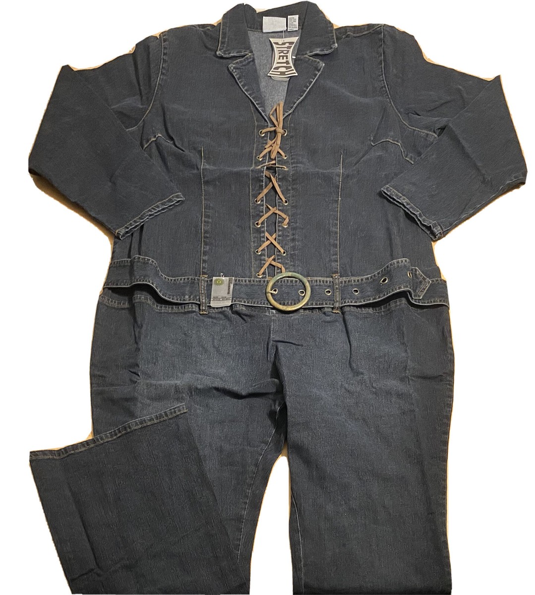 Vintage Sunshine Apparel Denim Jumpsuit Women's Size 20W NOS Vintage Sunshine Apparel Denim Jumpsuit Women's Size 20W NOS