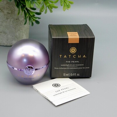 TATCHA The Pearl Eye Treatment & Underlight Candlelight 0.4 oz New DARKEST SHADE