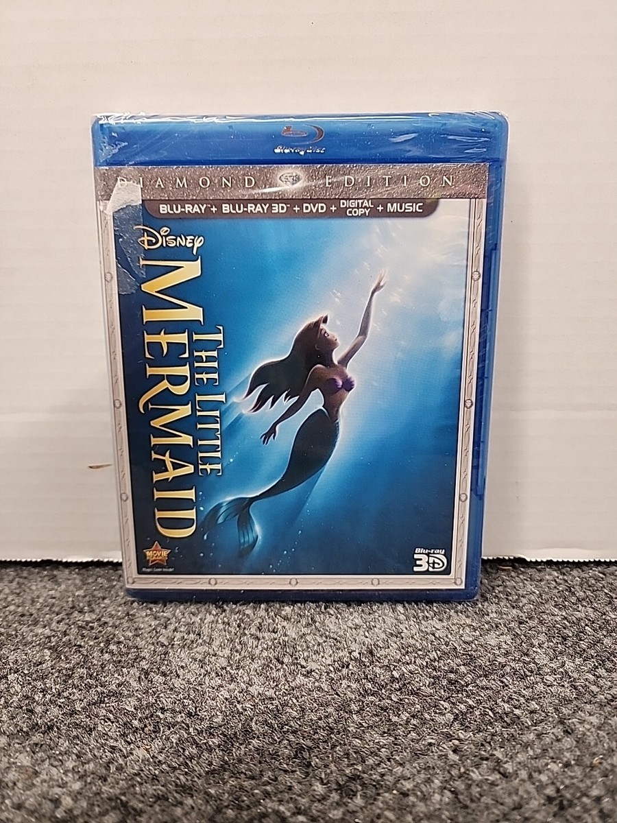 ディズニー【未使用】　リトルマーメイド・他3セット(Blu-ray)のみ❗ 未使用】ディズニー リトルマーメイド・他3セット(Blu-ray)のみ