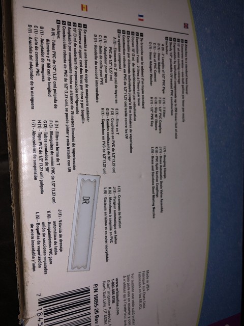 orbit 16055 mist cooling system