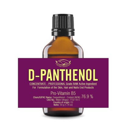 D-PANTHENOL - Öl - für hausgemachte Haut-, Haar- & Nagelprodukte - 50 g | 1,76 oz