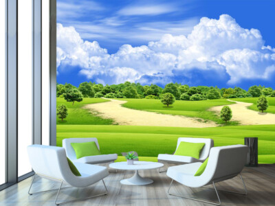 3D White Clouds G4791 Wallpaper Wall Murals Removable Self-adhesive Erin