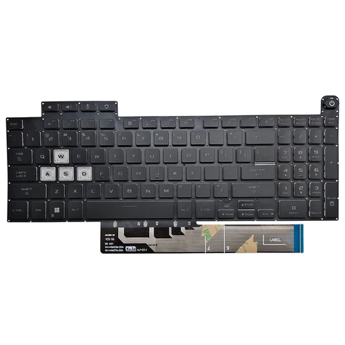 For ASUS TUF Gaming FX507 FA507 FX507Z F15 FX517 FX707 FX707Z FA707 US Keyboard