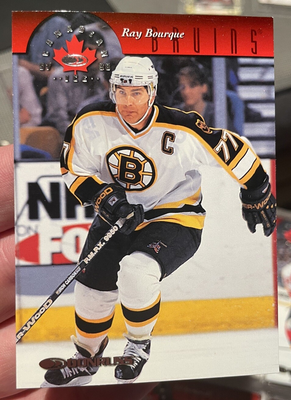 1997-98 Donruss Canadian Ice Ray Bourque Boston Bruins #11 HOF
