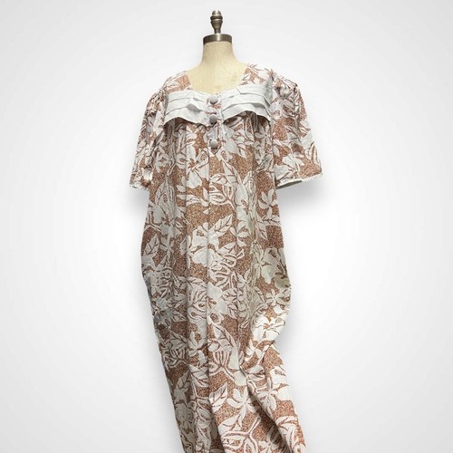 Robe hawaïenne Aloha Muumuu imprimé hibiscus taille 3X Hawaii
