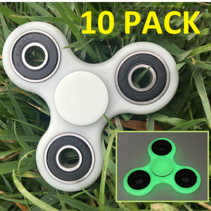 10 Glow in the Dark Hand Spinner Tri Fidget Focus Tool Desk Toy Stocking Stuffer 10 Glow in the Dark Hand Spinner Tri Fidget Focus Tool Desk Toy Stocking Stuffer