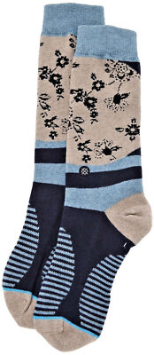 Chaussettes Stance Homme - Taille L-XL (pointure 9-13) - Vert/Violet - Coussin Moyen