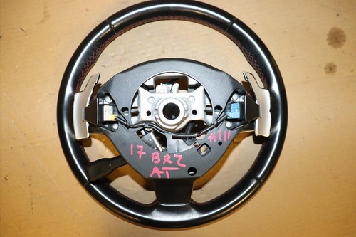 2017-2020 Subaru BRZ Factory OEM Steering Wheel Assembly A/T W/ Shift Paddles - Picture 12 of 14
