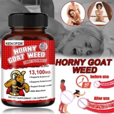 Horny Goat Weed Capsules 13100mg with Maca Root, Ginseng, Sexual Enhancer