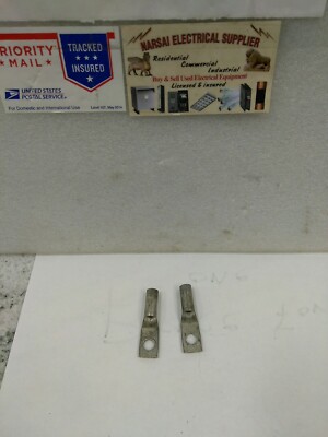 (LOT OF 2) CTL4-14 1-Hole Copper Lug Long Barrel, 4 Str,  BKB(#EF3