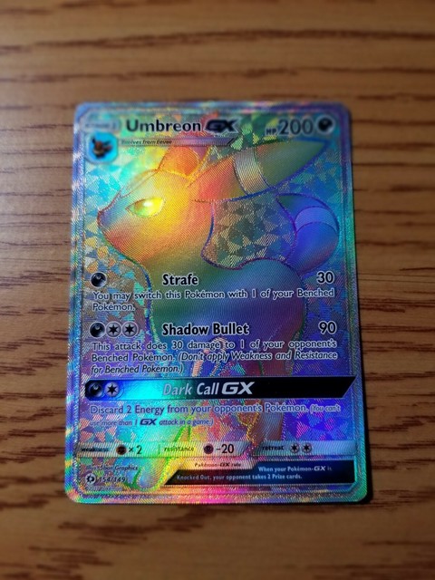 Umbreon GX 154/149 Sun & Moon Rainbow Rare NM Pokemon Card | eBay