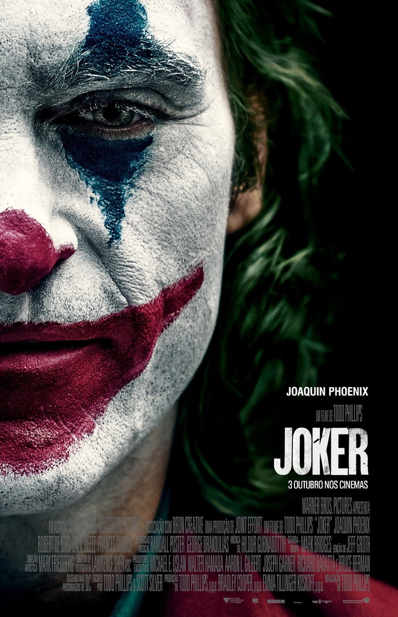 AA2482 Joker Film By Todd Phillips 2019 Lead Movie Poster 11x17 | eBay