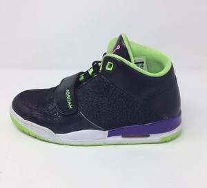 black and lime green jordans 10s