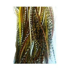 7 Feather 8-12 inch Natural Olive Mix 100 Real Hair Extensions bonded at the