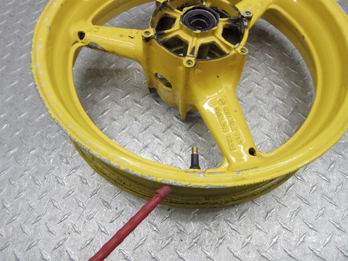 1999 98-99 Yamaha YZFR1 R1 Front Wheel Rim 17x3.5 Straight True Video OEM - Picture 4 of 16